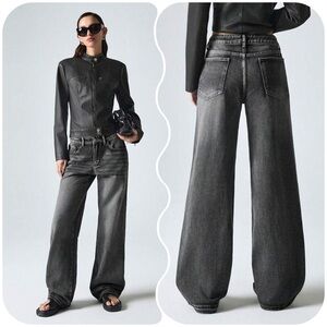 SHEIN - LYSMO Slant Pocket Wide Leg Jeans NWOT